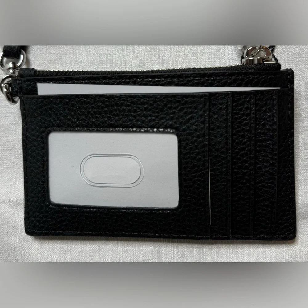 Marc Jacobs Pebble Leather Wristlet Wallet Women’s Black New With Tags - Picture 5 of 8